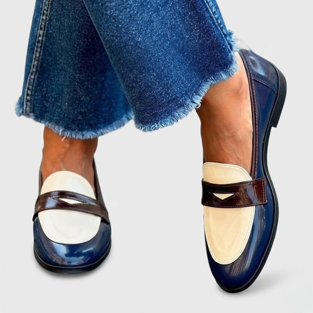 Claudia™ | Mocassins Contrastés