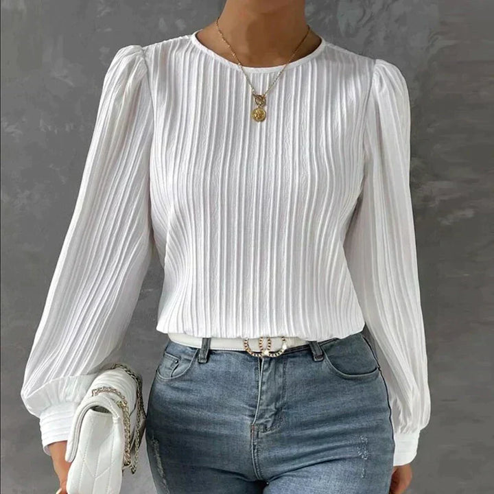 Anette | Chic Blouse en Satin