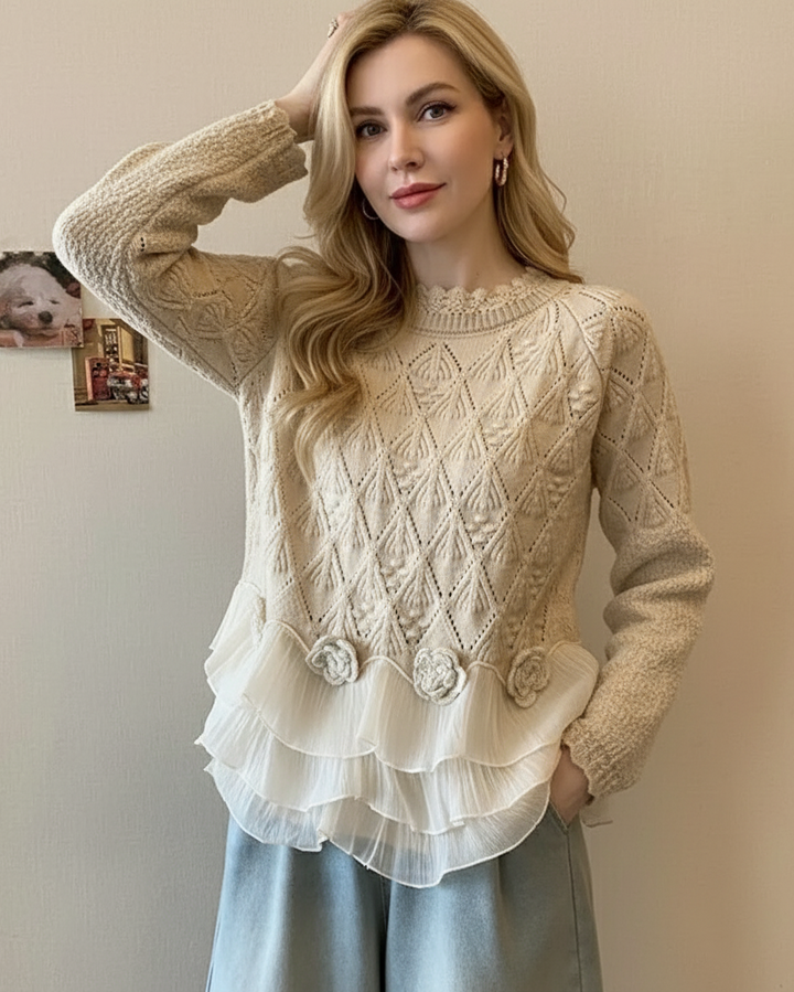 Anna | Sweter z falbanami™