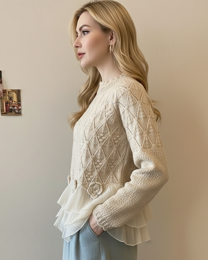 Anna | Sweter z falbanami™