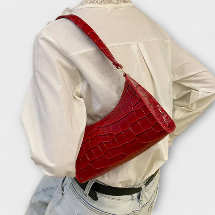 Solène | Sac en Cuir Brillant