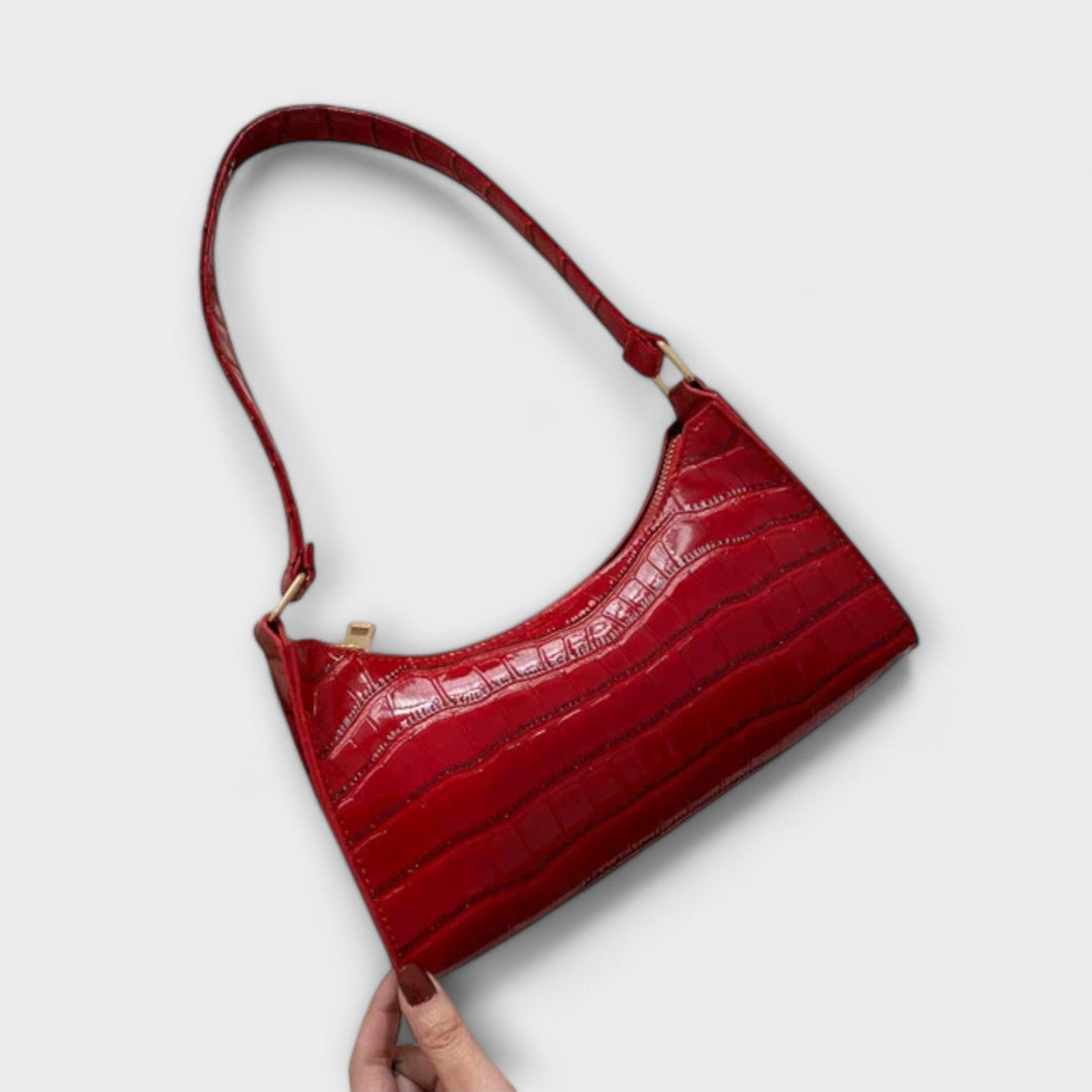 Solène | Sac en Cuir Brillant