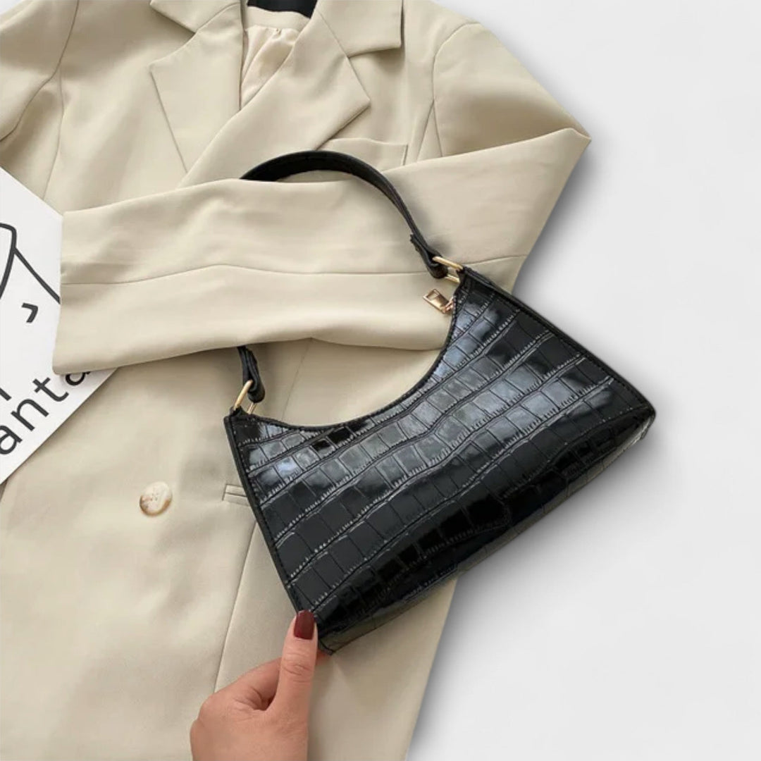Solène | Sac en Cuir Brillant