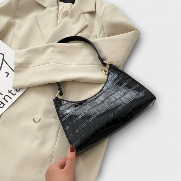 Solène | Sac en Cuir Brillant