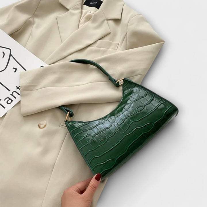 Solène | Sac en Cuir Brillant