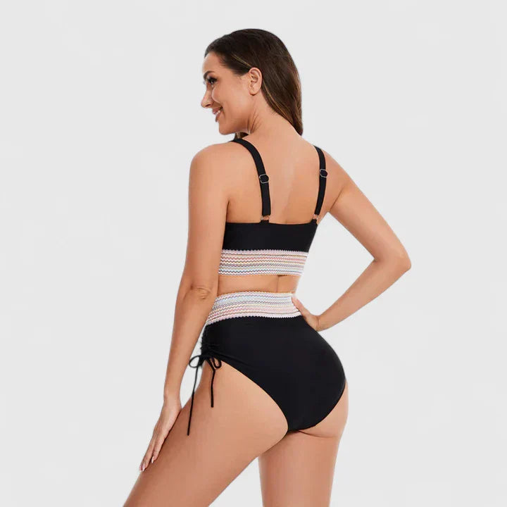 Loretta | Ensemble de Bikini Élevé Élégant