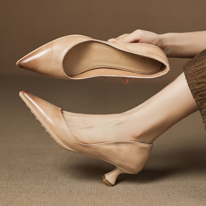 Talons de chat en cuir Calenne