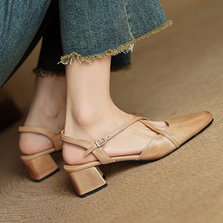 Talons en Cuir Valenne