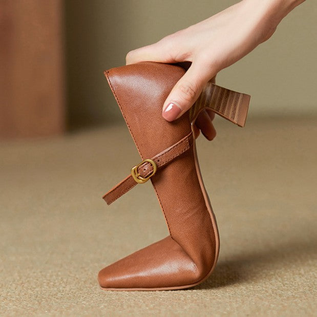 Orvane Mary Jane en Cuir