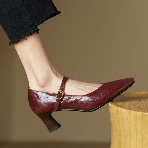 Orvane Mary Jane en Cuir