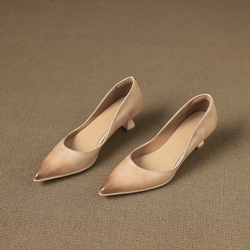 Talons de chat en cuir Calenne