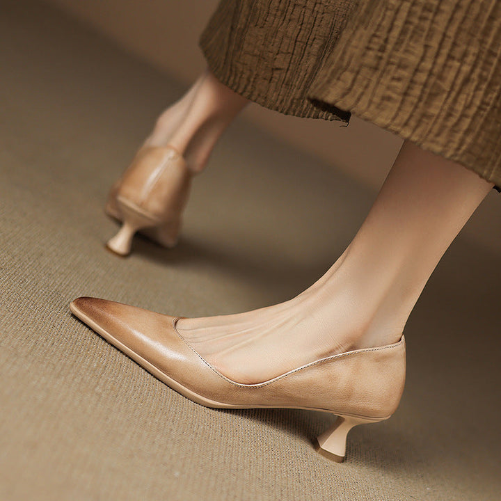 Talons de chat en cuir Calenne
