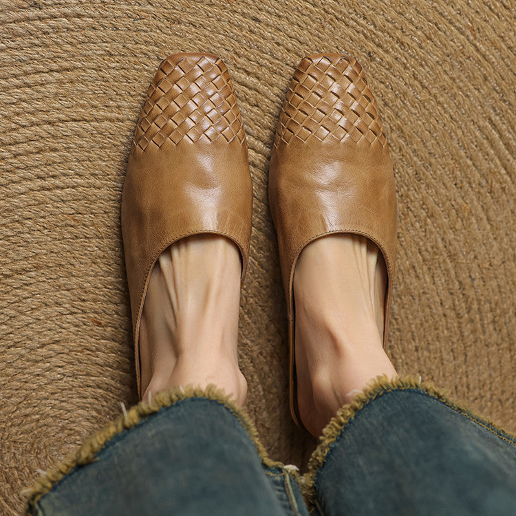 Mules en Cuir Véritable Viola