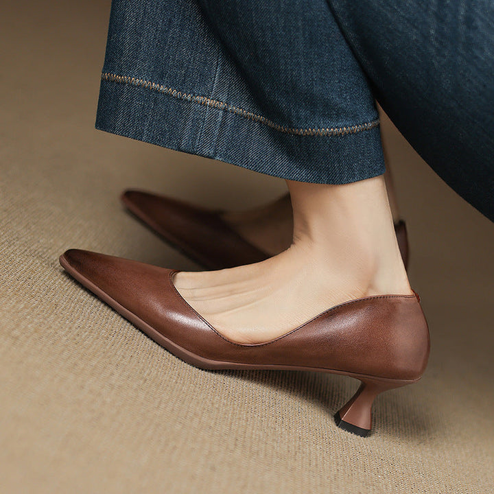 Talons de chat en cuir Calenne