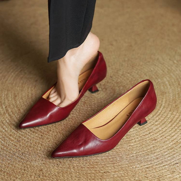 Talons en cuir Serane
