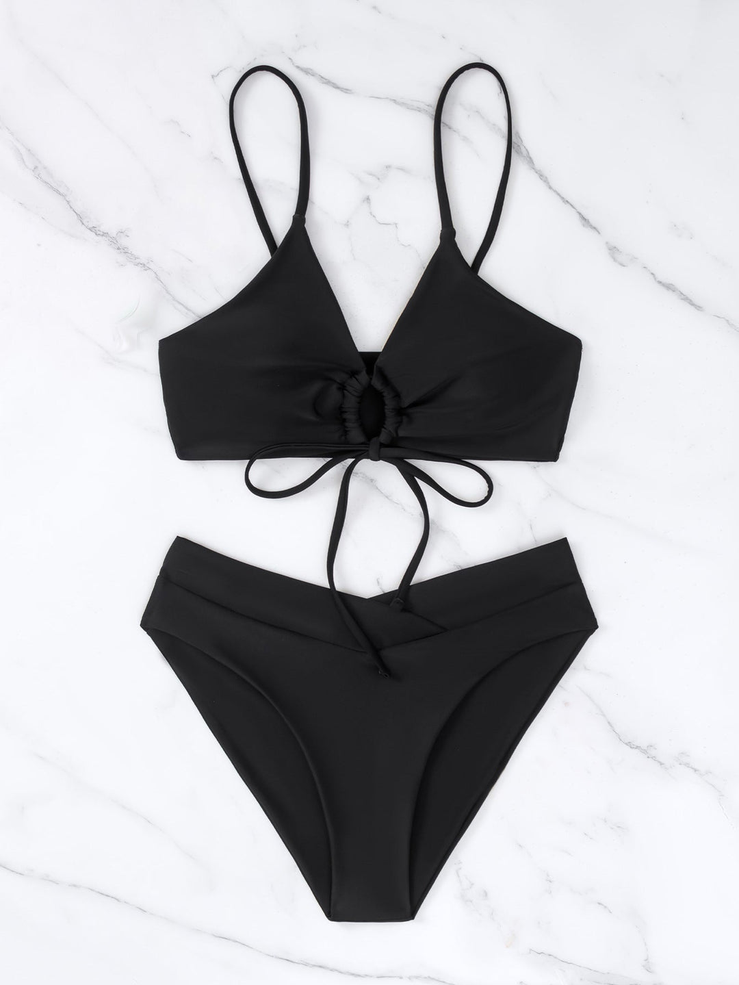 Beatrice | Ensemble de bikini deux pièces à nouer à l'avant