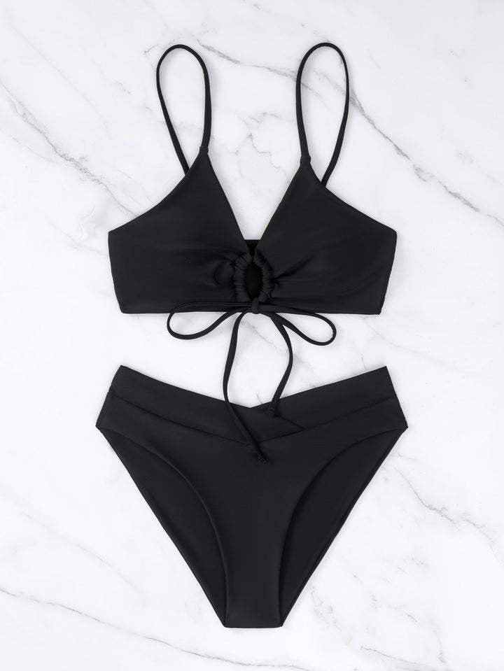 Beatrice | Ensemble de bikini deux pièces à nouer à l'avant