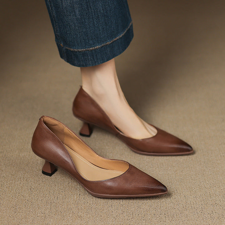 Talons de chat en cuir Calenne