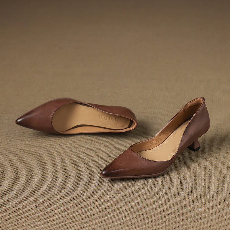 Talons de chat en cuir Calenne