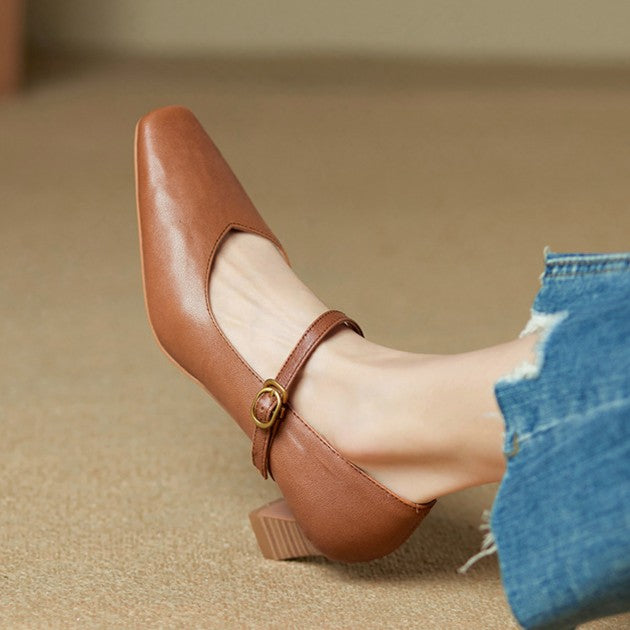 Orvane Mary Jane en Cuir