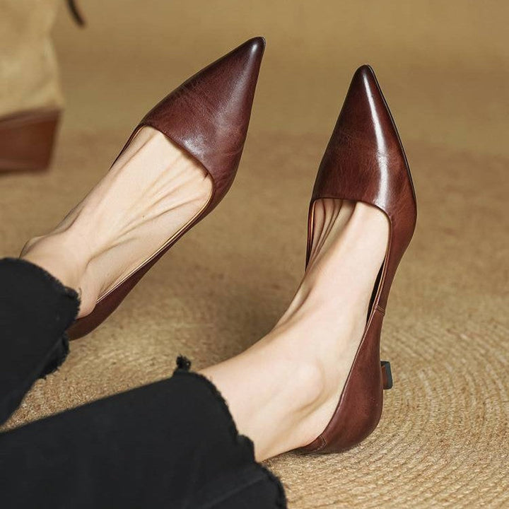 Talons en cuir Serane