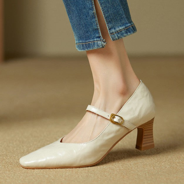 Orvane Mary Jane en Cuir