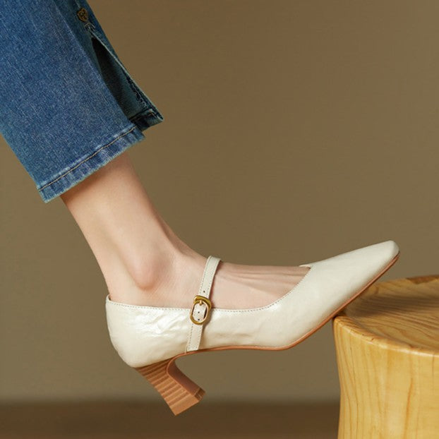 Orvane Mary Jane en Cuir
