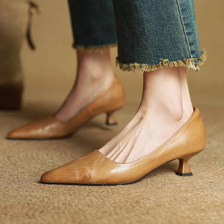 Talons en cuir Serane