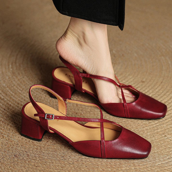 Talons en Cuir Valenne