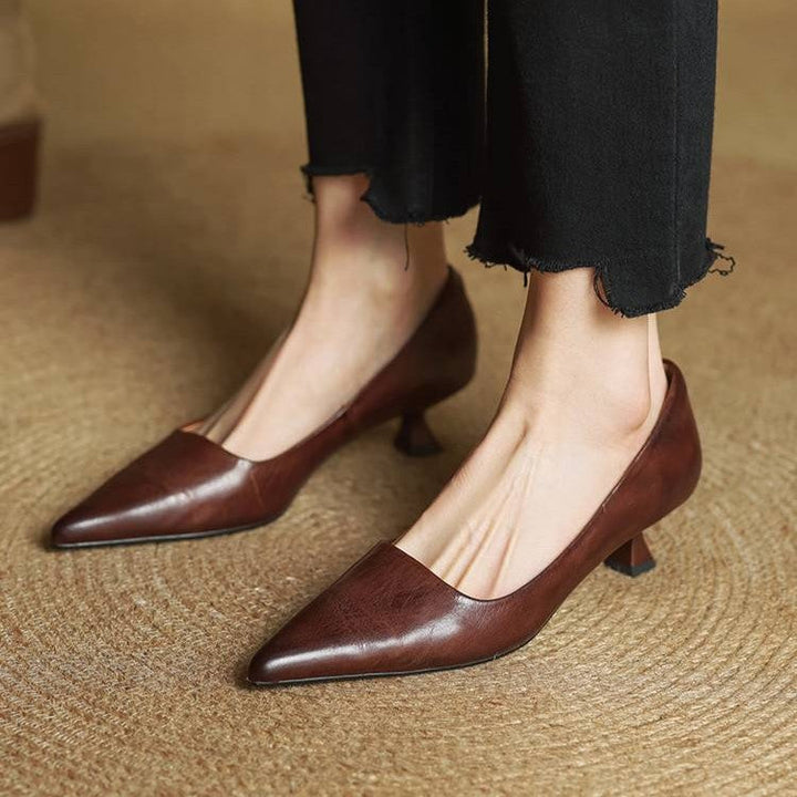 Talons en cuir Serane