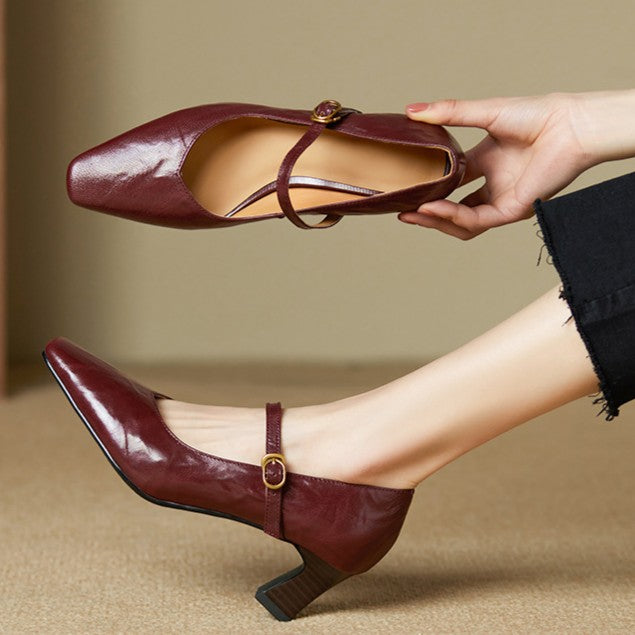 Orvane Mary Jane en Cuir