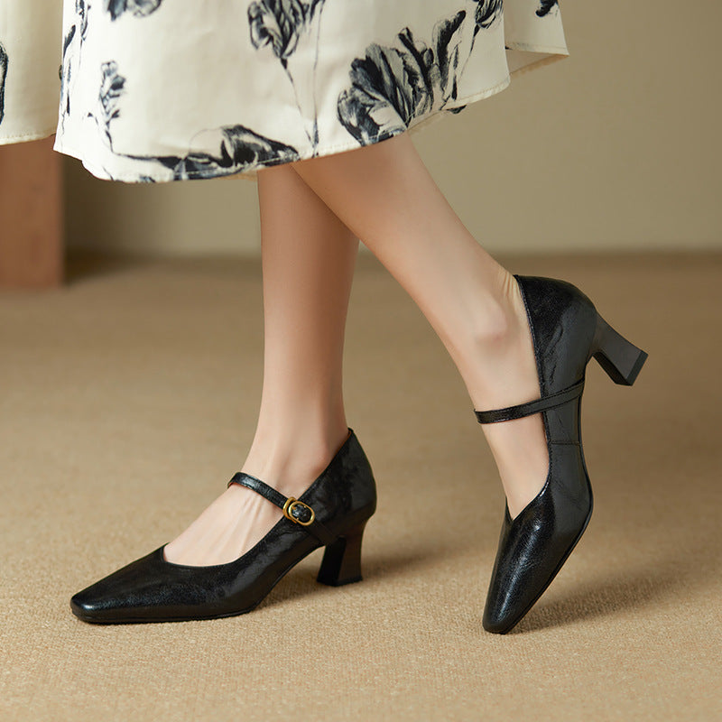 Orvane Mary Jane en Cuir