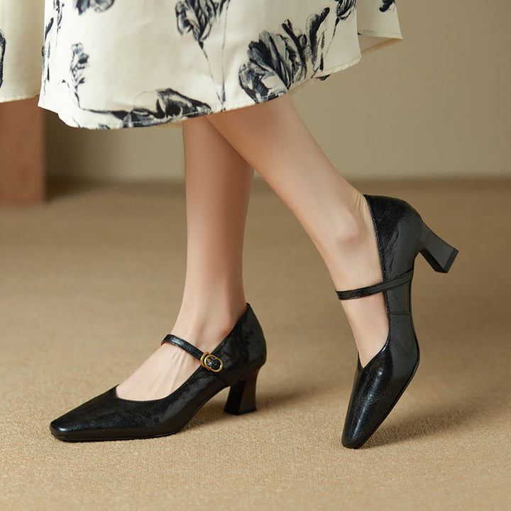 Orvane Mary Jane en Cuir