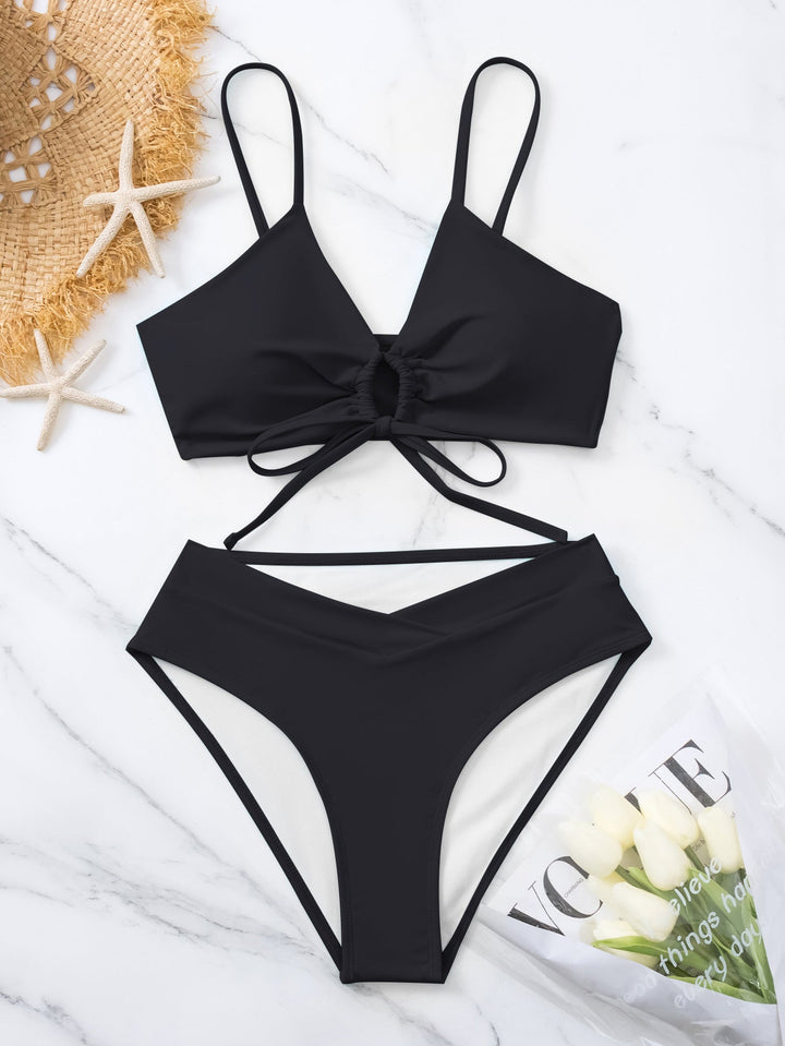 Beatrice | Ensemble de bikini deux pièces à nouer à l'avant
