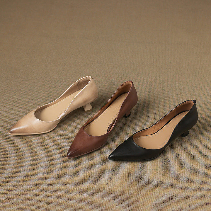 Talons de chat en cuir Calenne