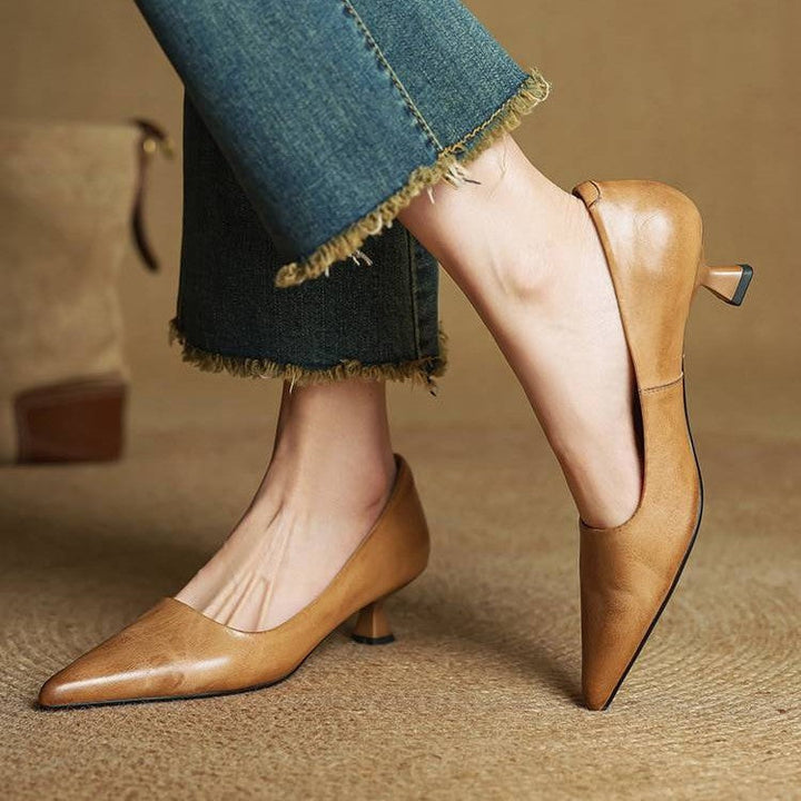 Talons en cuir Serane