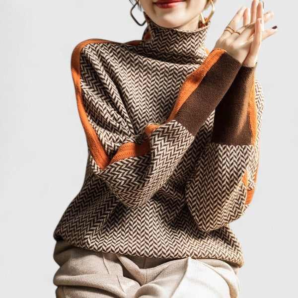 Izabela | Sweter z Polgolfem