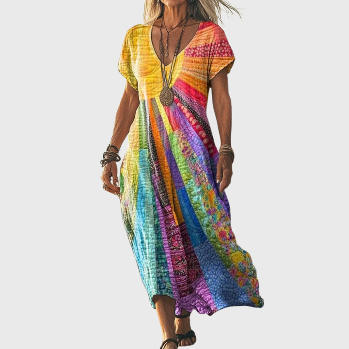 Sukienka Maxi w Stylu Boho