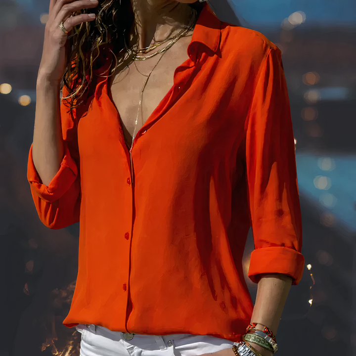Mia | Blouse en Chiffon Élégante pour Femmes