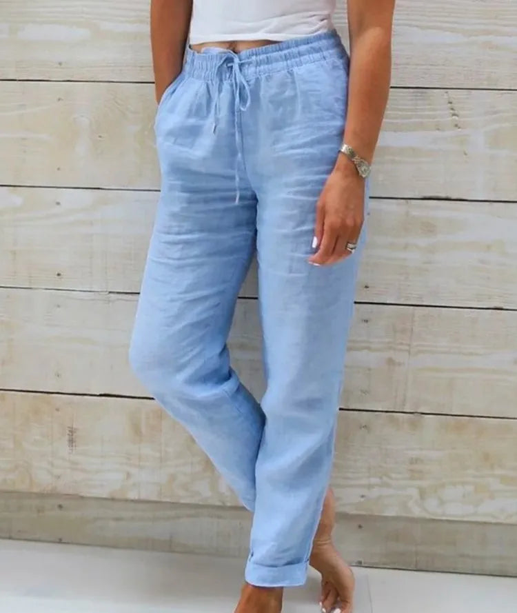 Clara | Short en Lin Chic et Respirant Femme