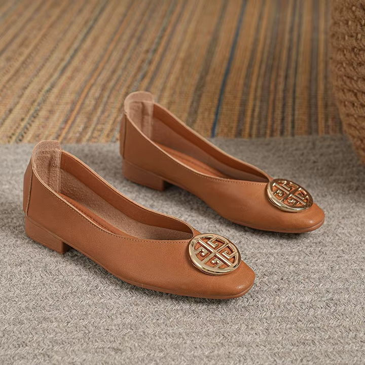 Ballerines en Cuir Orchard