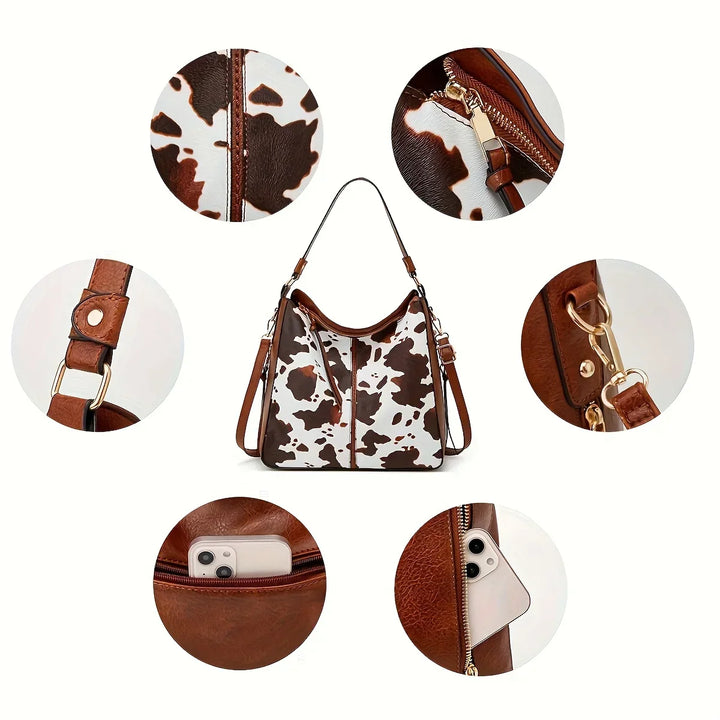 Sac fourre-tout en cuir sauvage