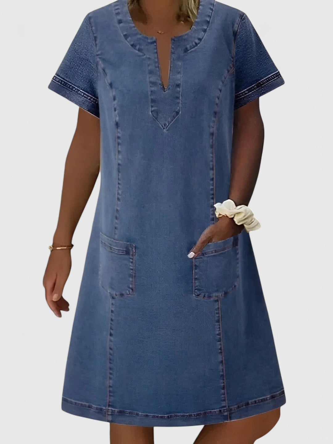 Louisa | Robe en Jean Élégante