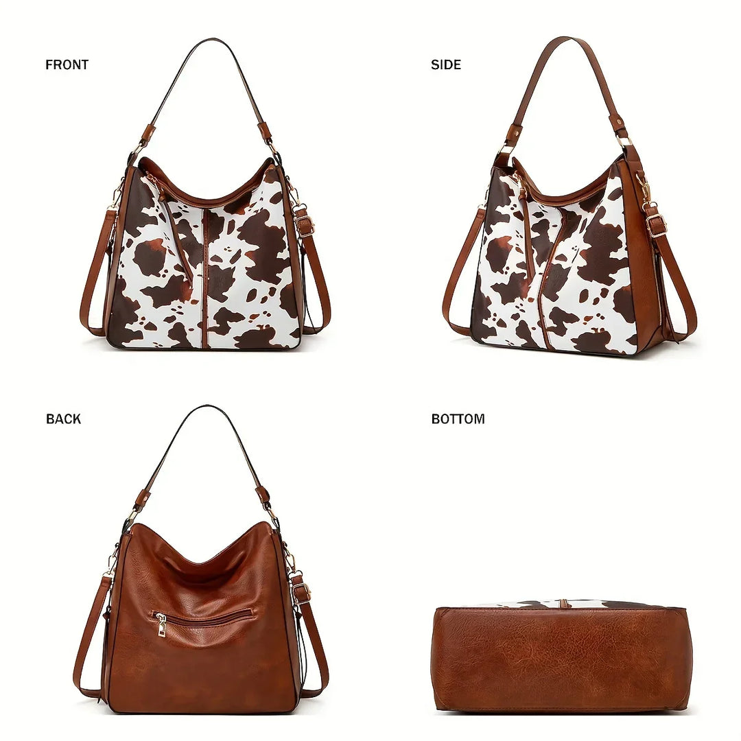 Sac fourre-tout en cuir sauvage