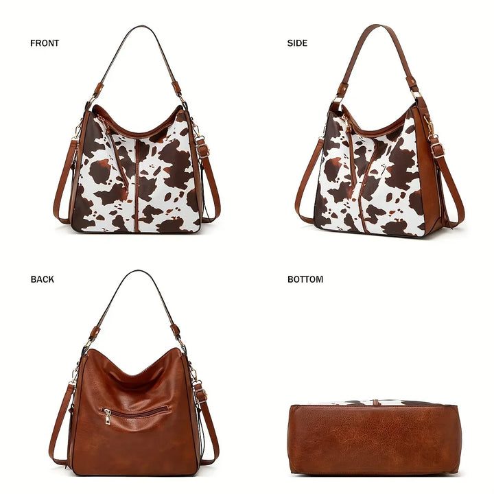 Sac fourre-tout en cuir sauvage