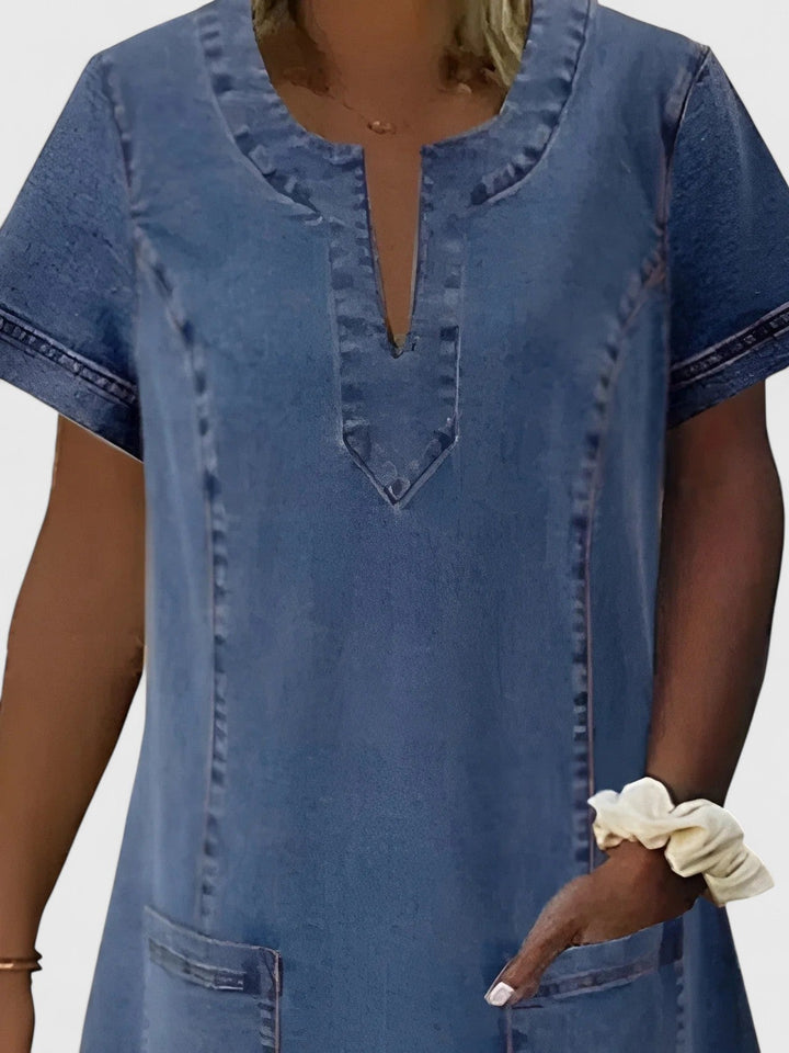 Louisa | Robe en Jean Élégante