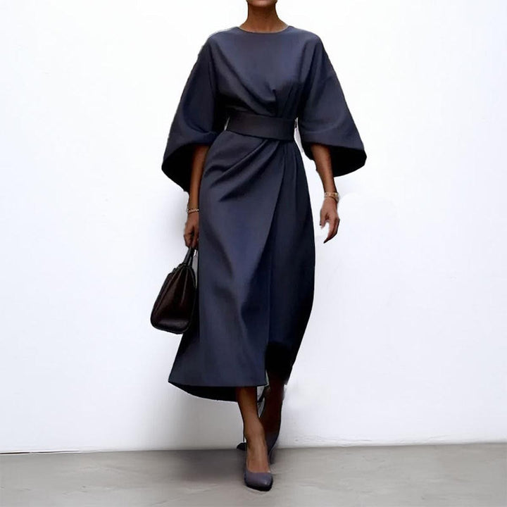 Katarzyna | Sukienka Maxi z Rękawem Kimono
