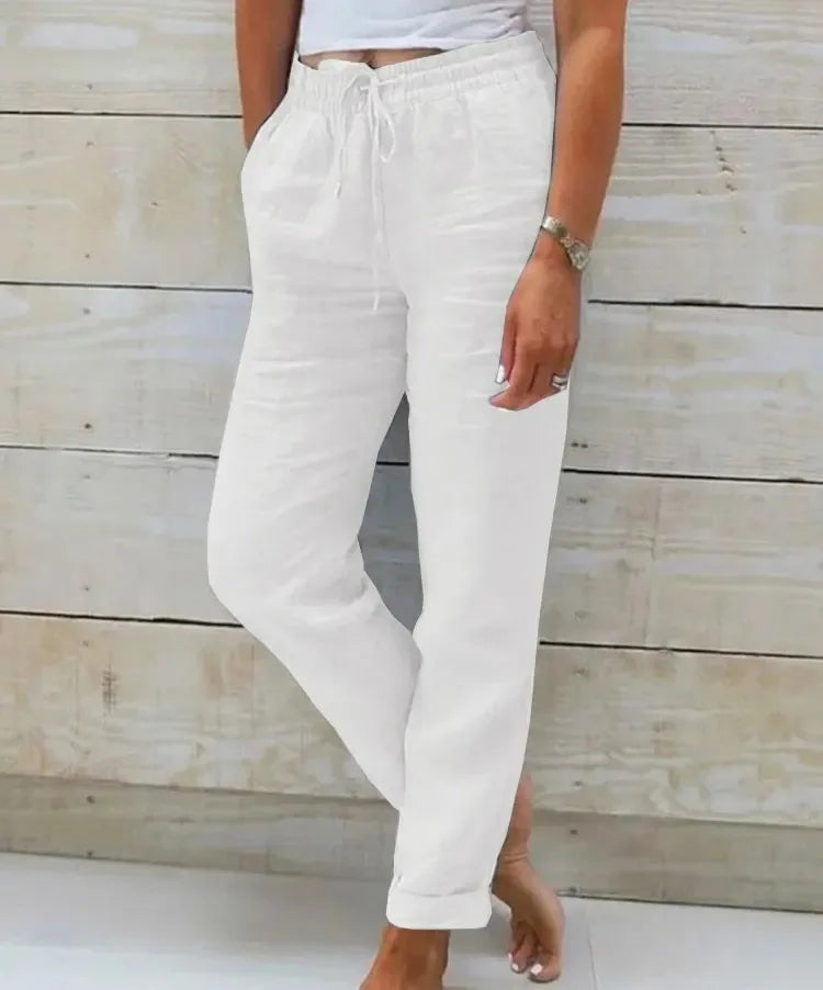 Clara | Short en Lin Chic et Respirant Femme