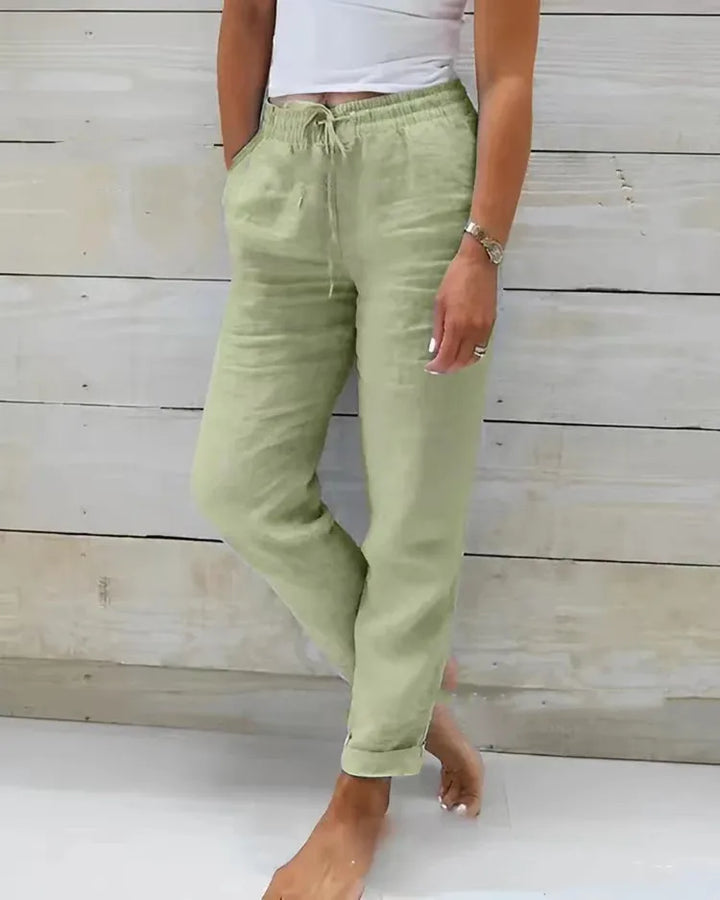 Clara | Short en Lin Chic et Respirant Femme
