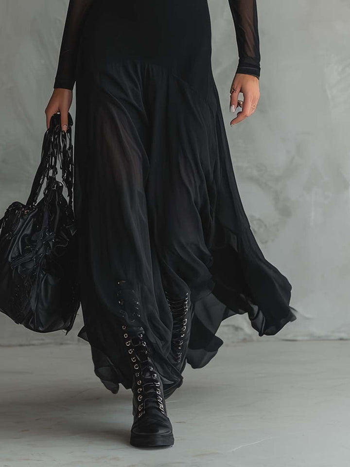 Magdalena – Luźna Sukienka Maxi